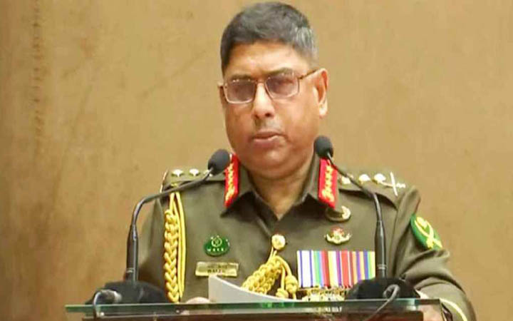 দক্ষিণ সুদান ও আবেইতে ৫ দিনের সফরে সেনাপ্রধান